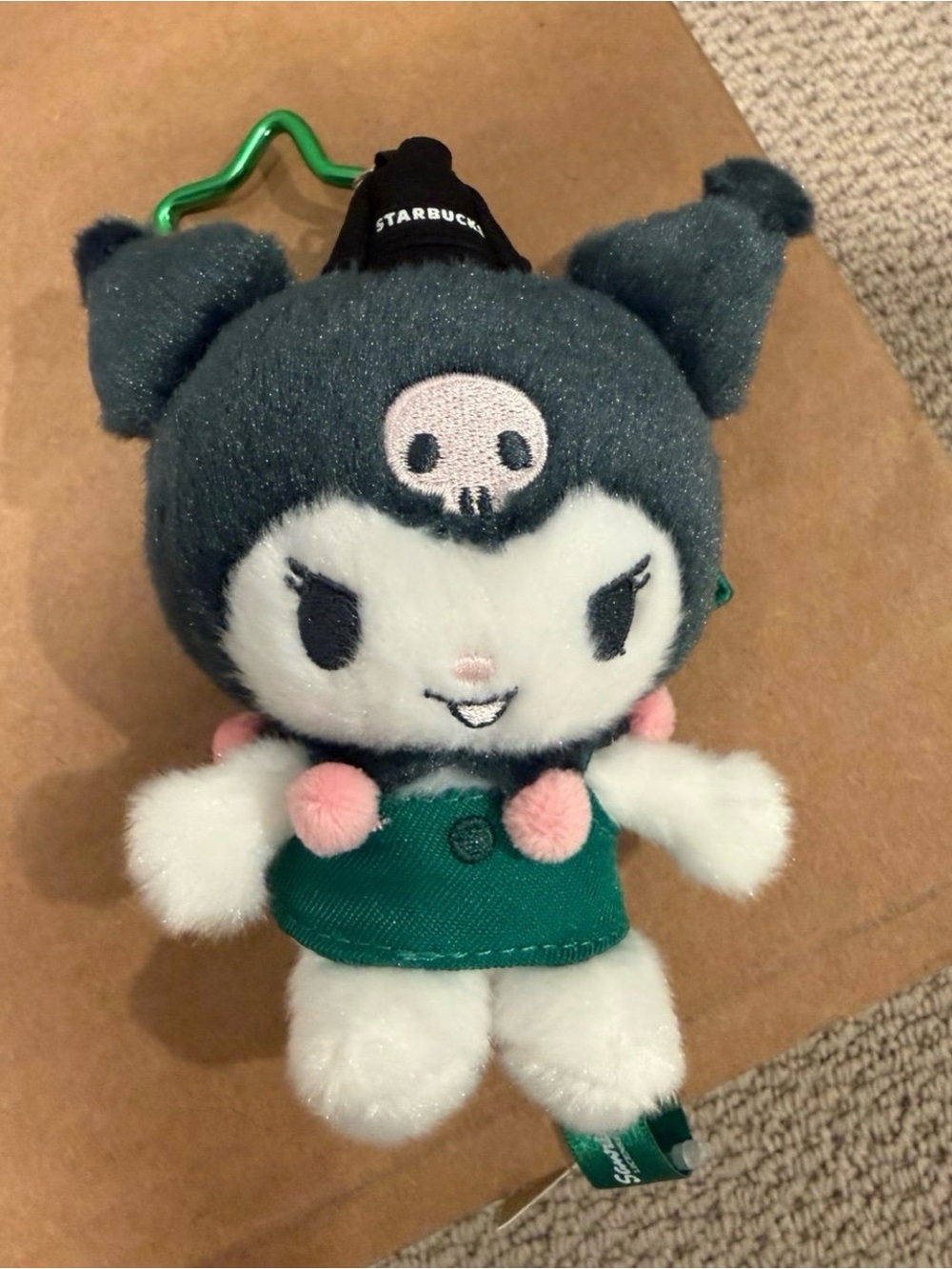 Starbucks Kuromi Plush Keychain - JAPAN EXCLUSIVE